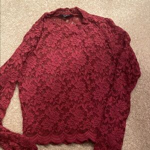 Ambiance Lace Long Sleeve Top